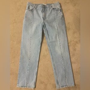Abercrombie Ultra High Rise 90s Straight Jean